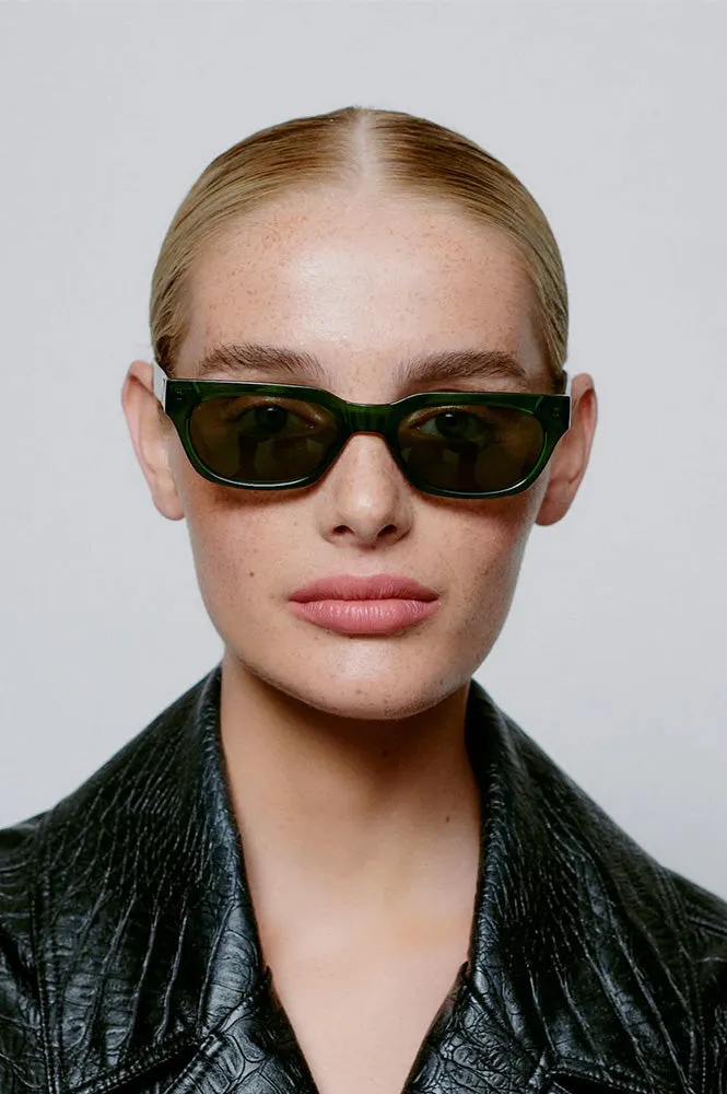 A Kjaerbede Bror Dark Green Sunglasses