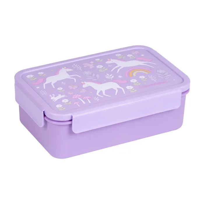 A Little Lovely Company Bento Lunch Box: Unicorn Dreams