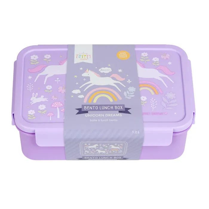 A Little Lovely Company Bento Lunch Box: Unicorn Dreams