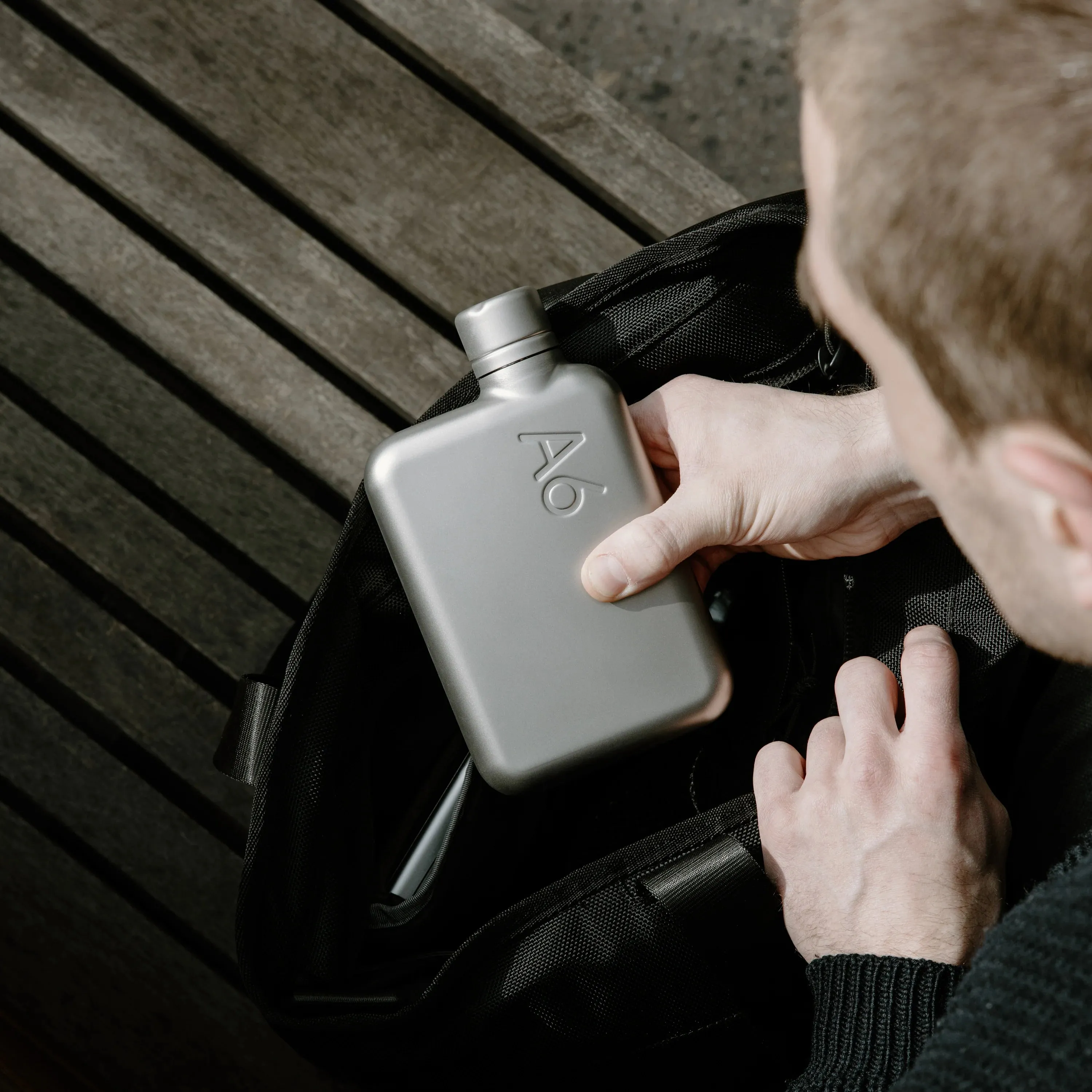A6 Stainless Steel Memobottle
