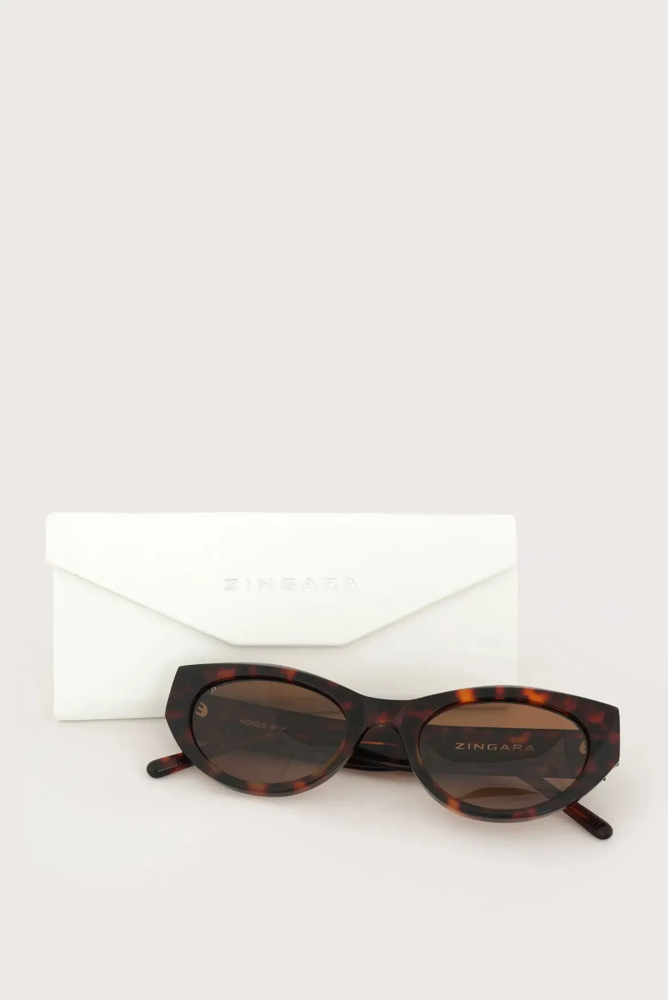 Agnes S Glasses - Cat Eye - Bright Carey