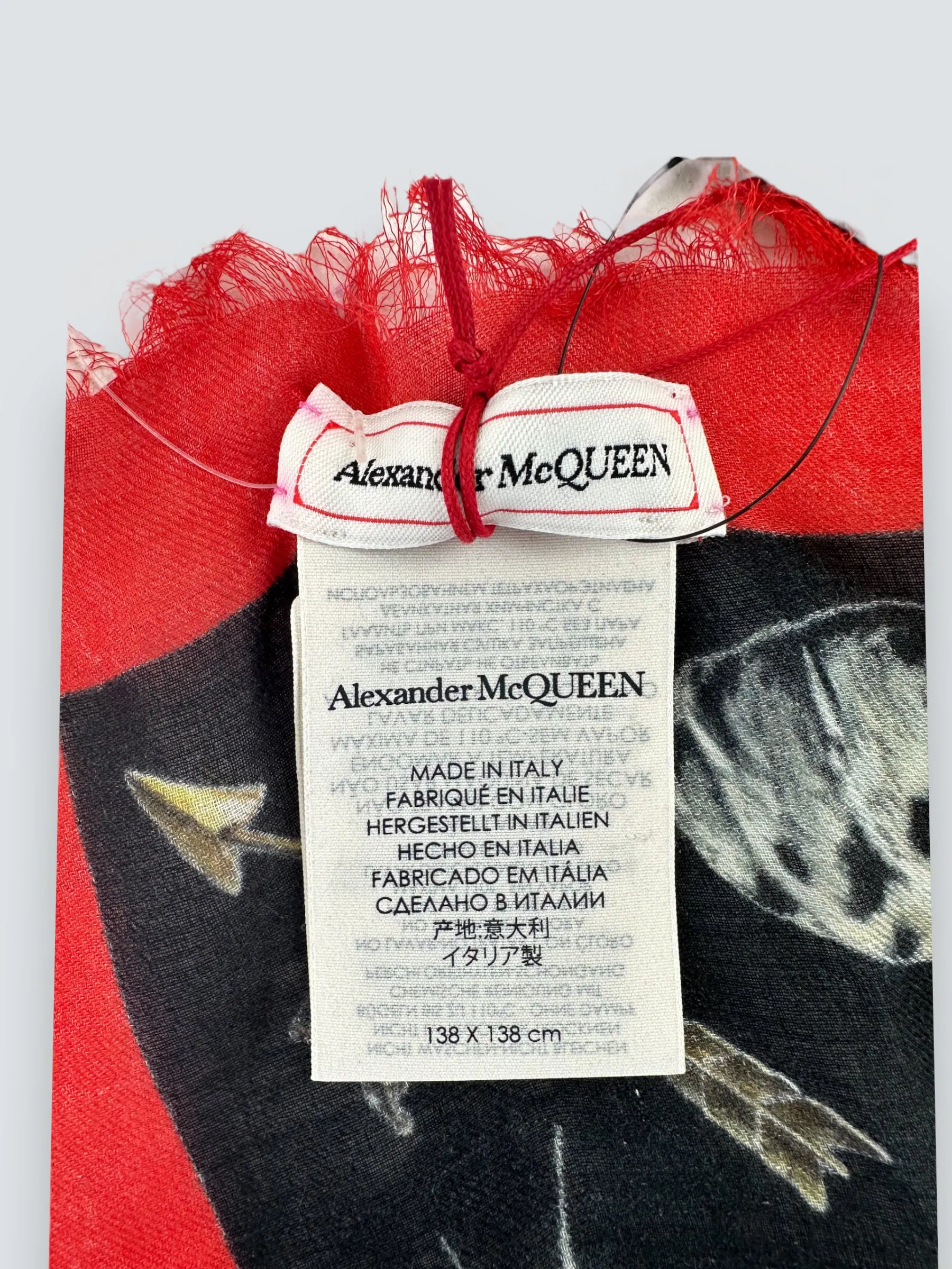 Alexander McQueen Regal Leopard Scarf
