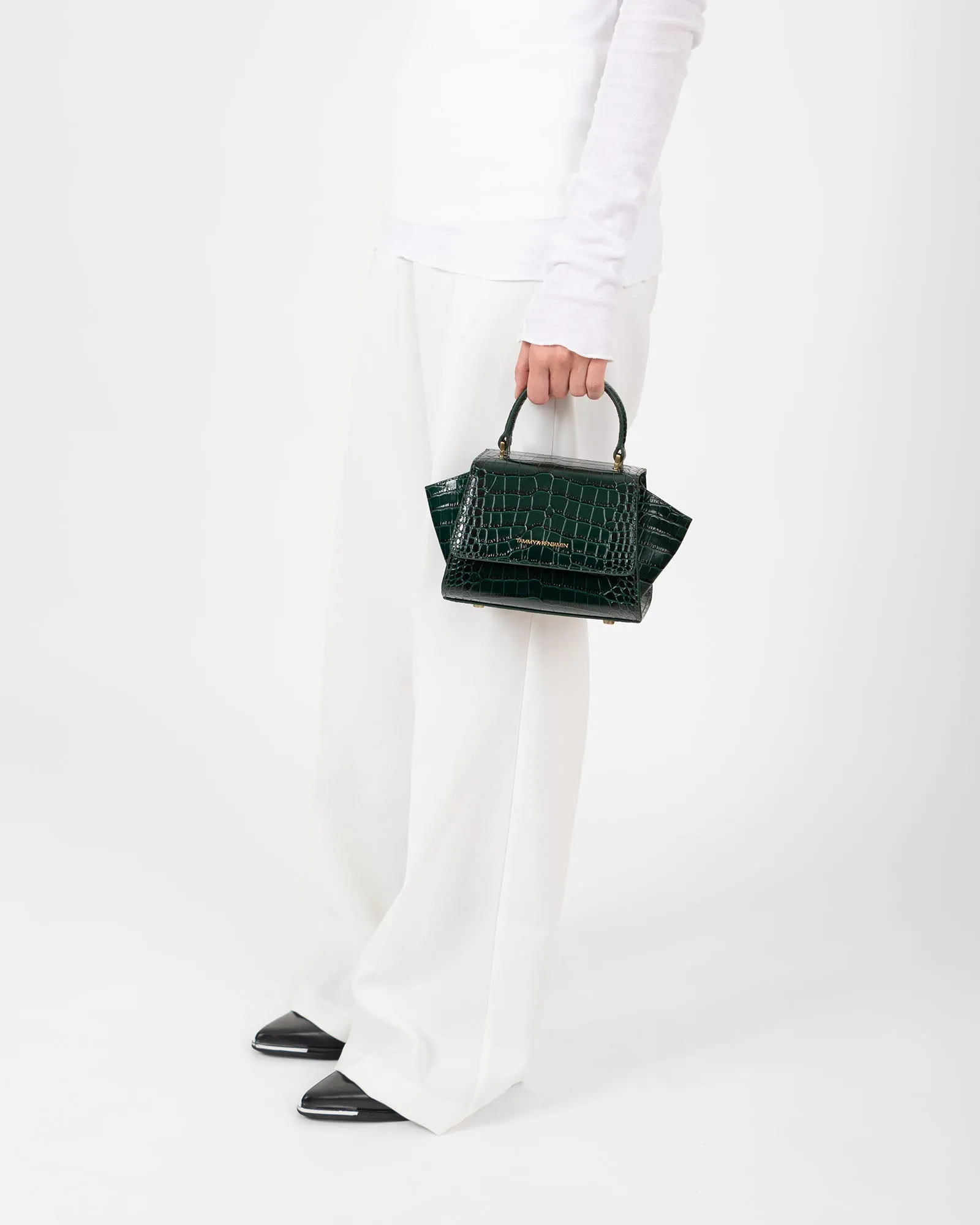 ALEXIA NANO - Green embossed