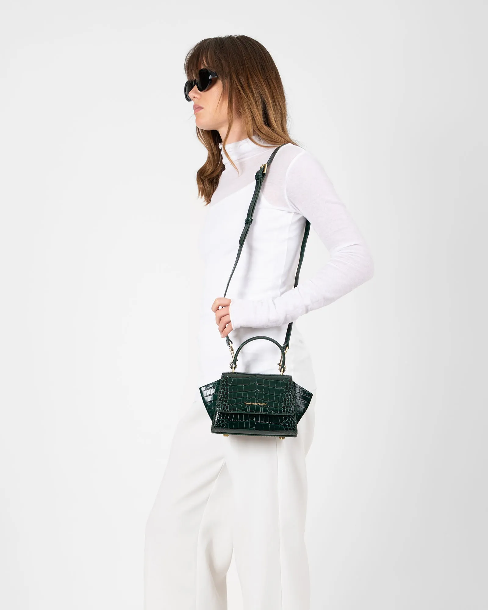 ALEXIA NANO - Green embossed