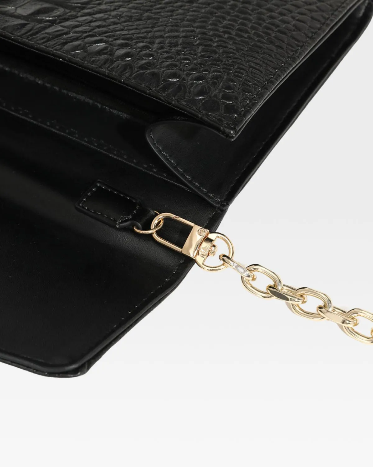 Apollo 2 Clutch Shoulder Bag in Black