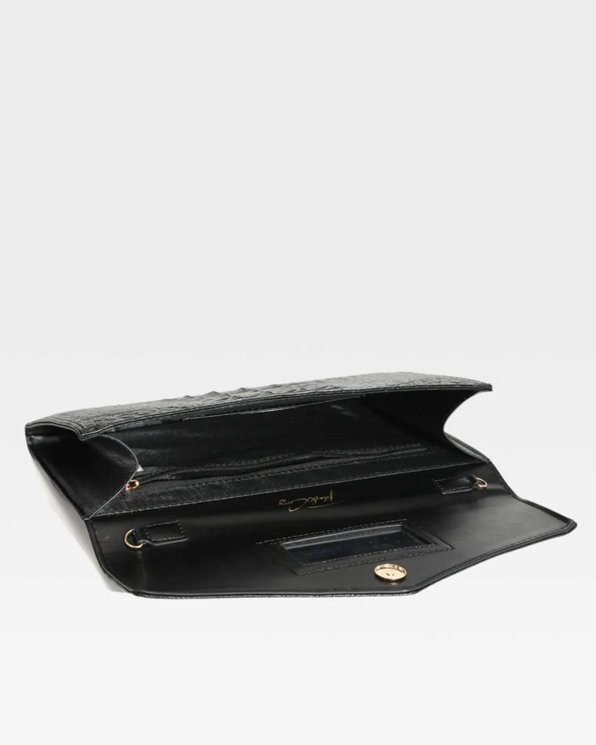 Apollo 2 Clutch Shoulder Bag in Black