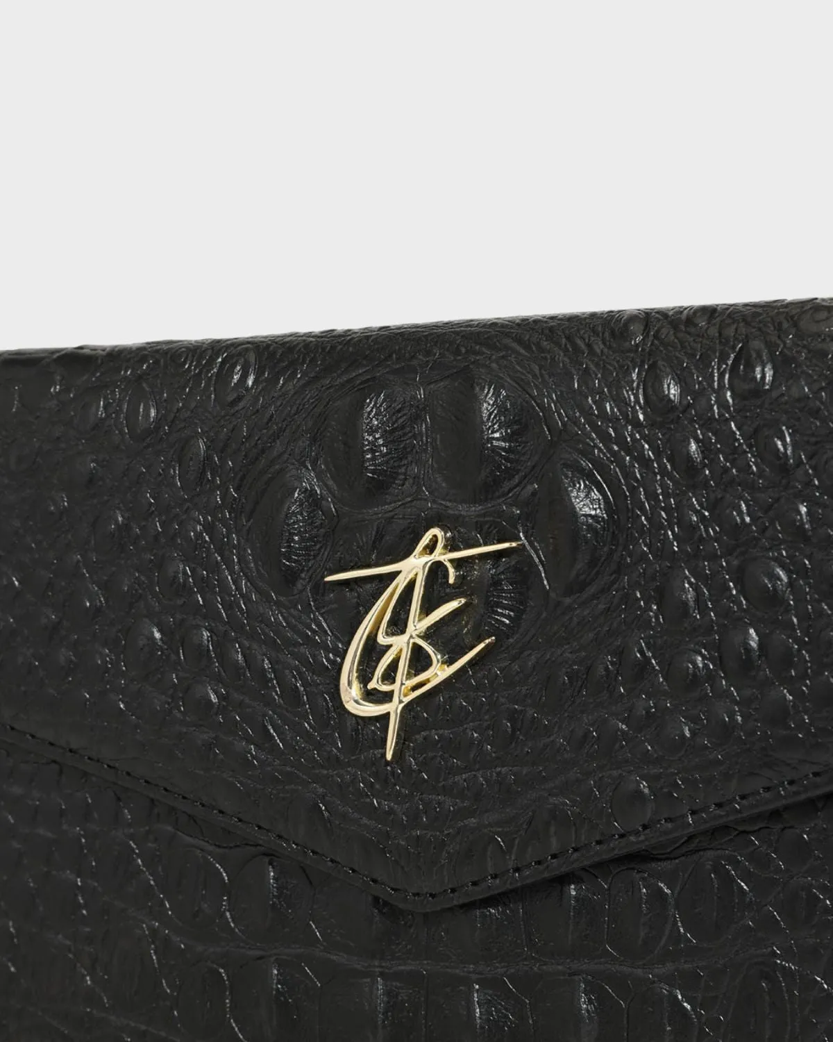 Apollo 2 Clutch Shoulder Bag in Black