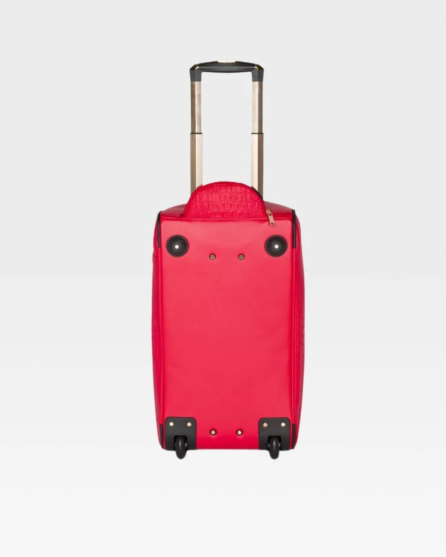 Apollo 2 Rolling Duffle Bag in Red
