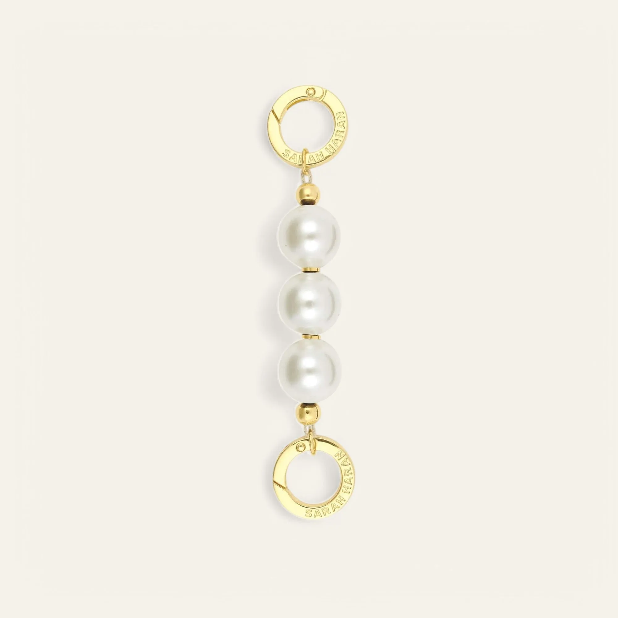 Aurora Strap Extenders | Ivory with Gold hardware Single