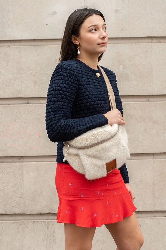 Ba&sh Gaspard Navy Cardigan
