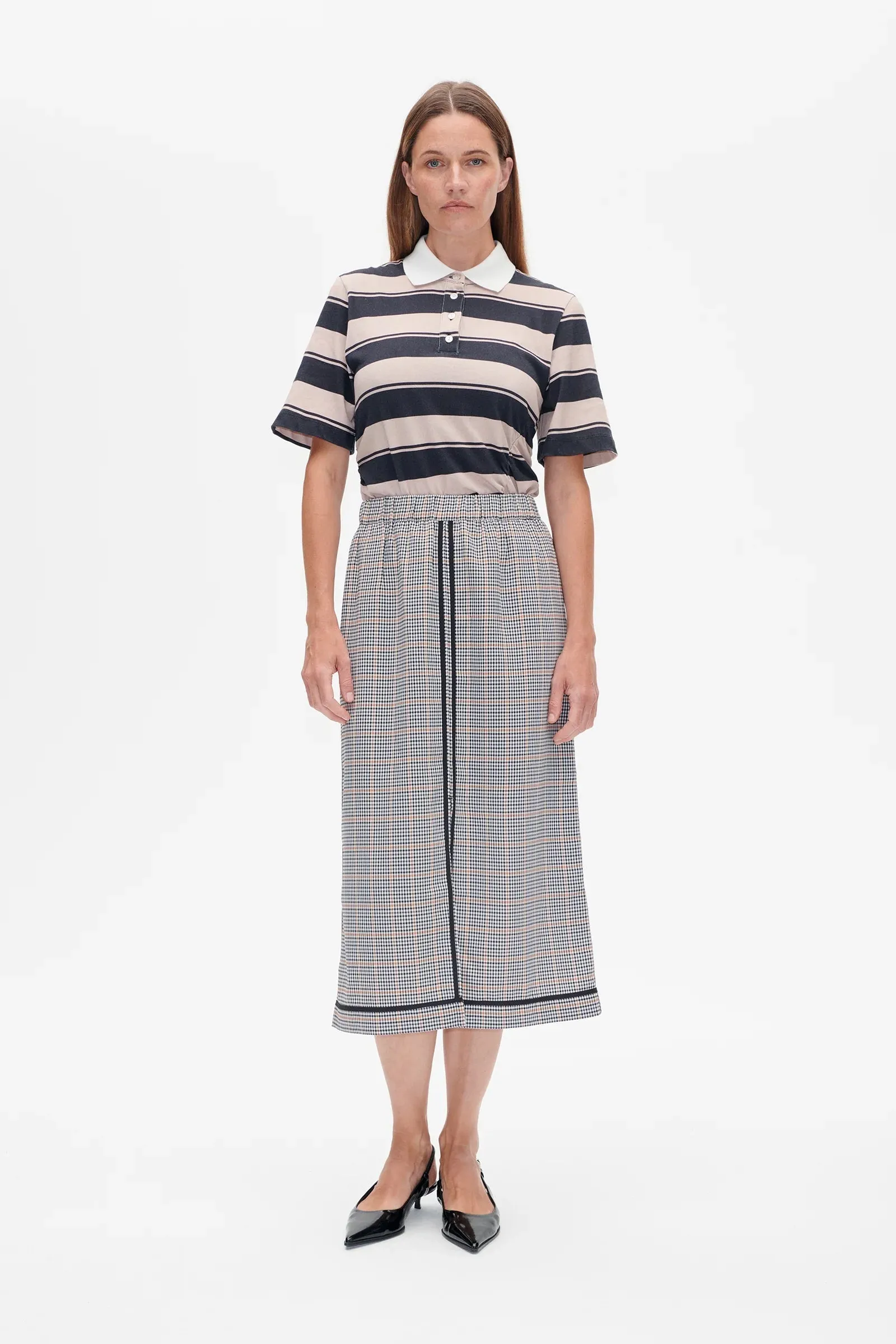 Baum und Pferdgarten Sofie Grey Wallstreet Check Skirt