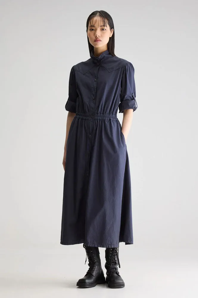 Bellerose Pakita Captain Blue Midi Dress