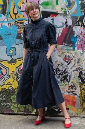 Bellerose Pakita Captain Blue Midi Dress