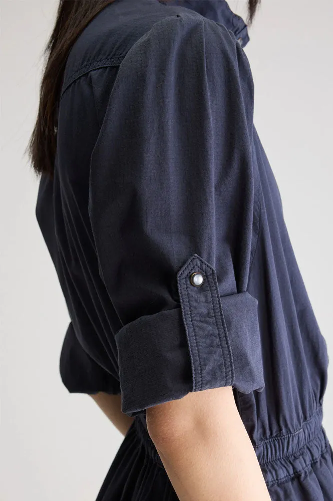 Bellerose Pakita Captain Blue Midi Dress