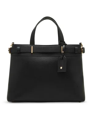 Belted Satchel with Convertible Strap