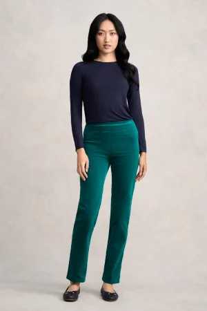 Bengajean®  Velvet Straight Leg - Dark Jade