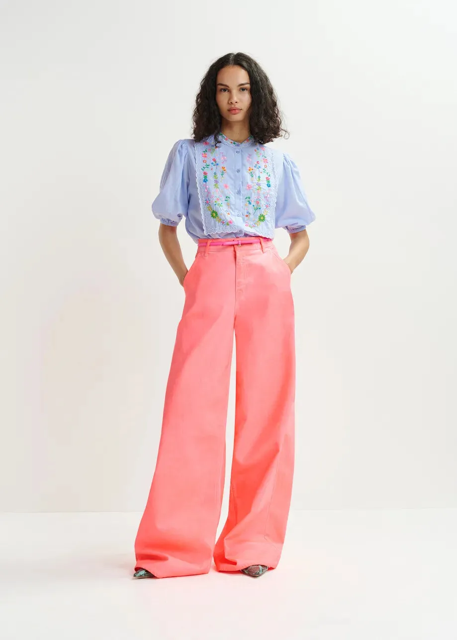 Blouse Horange Aqua-Blue