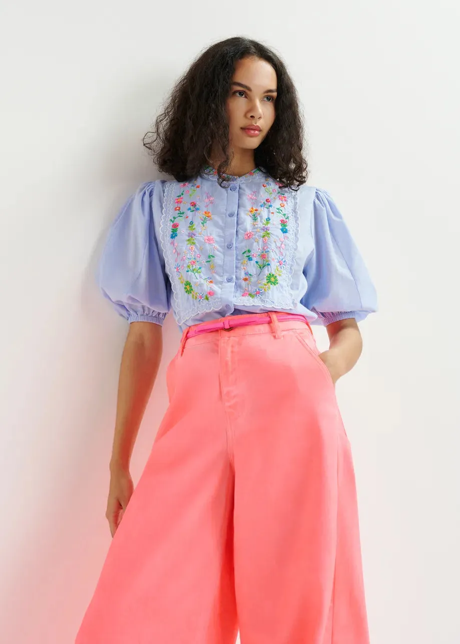 Blouse Horange Aqua-Blue