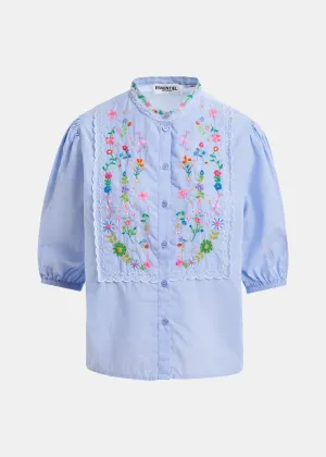 Blouse Horange Aqua-Blue