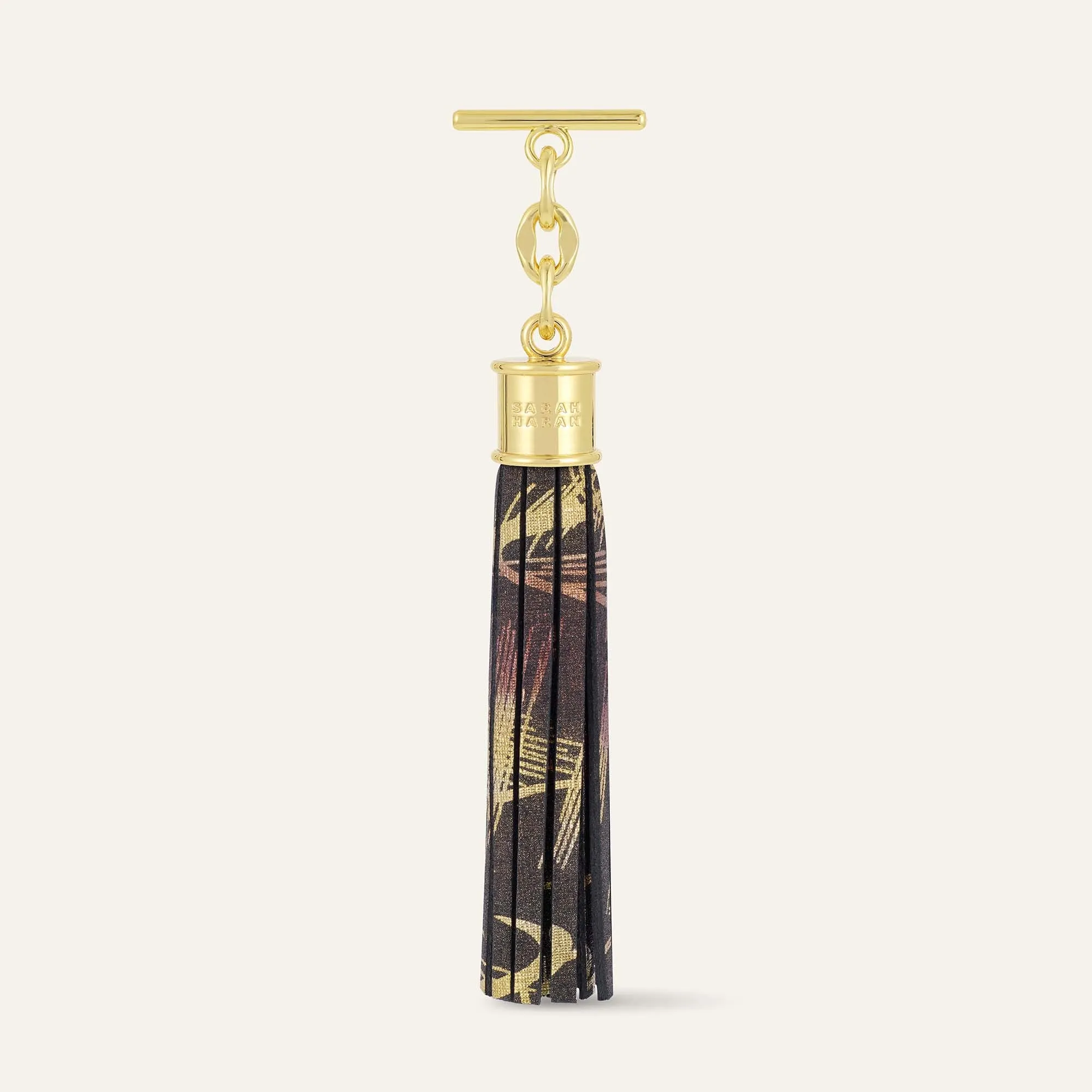 Capsule Tassel | Japanese Gardens with Gold hardware