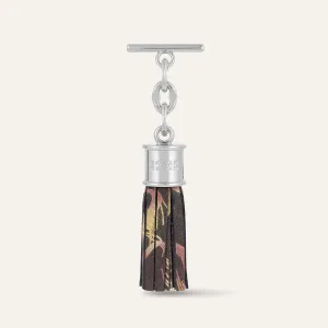 Capsule Tassel Mini | Japanese Gardens with Silver hardware