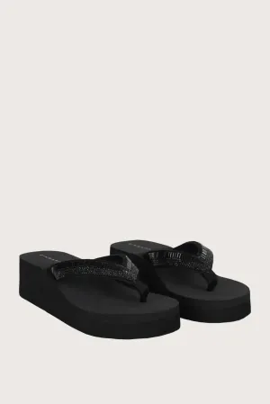 Carlota Black Platform Sandals	