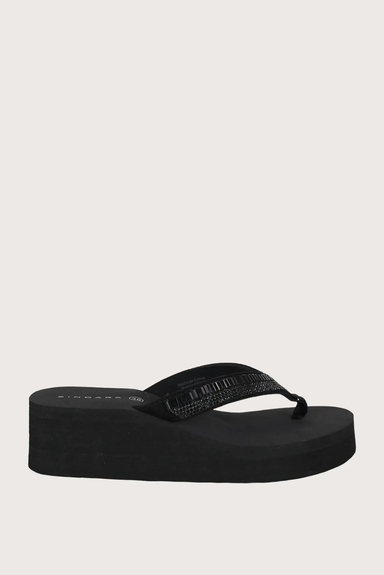 Carlota Black Platform Sandals	