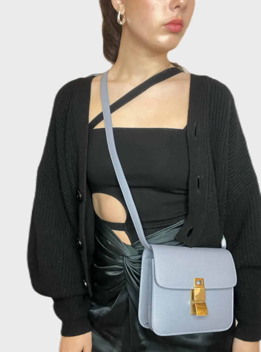 Celine Small Classic Baby Blue Boxbag