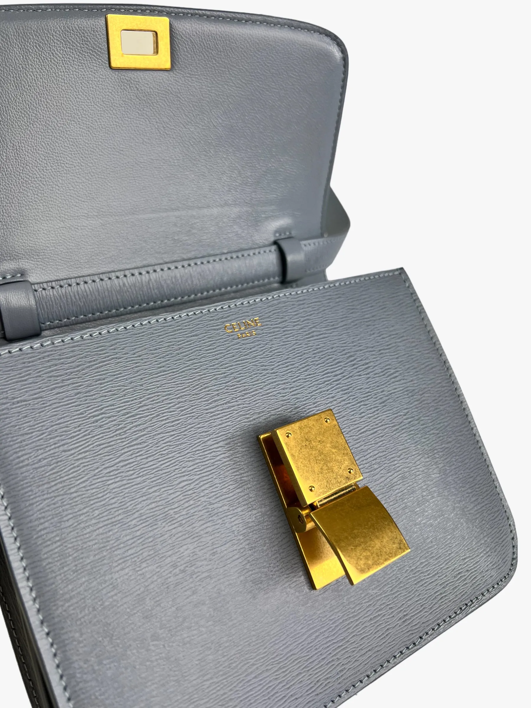 Celine Small Classic Baby Blue Boxbag