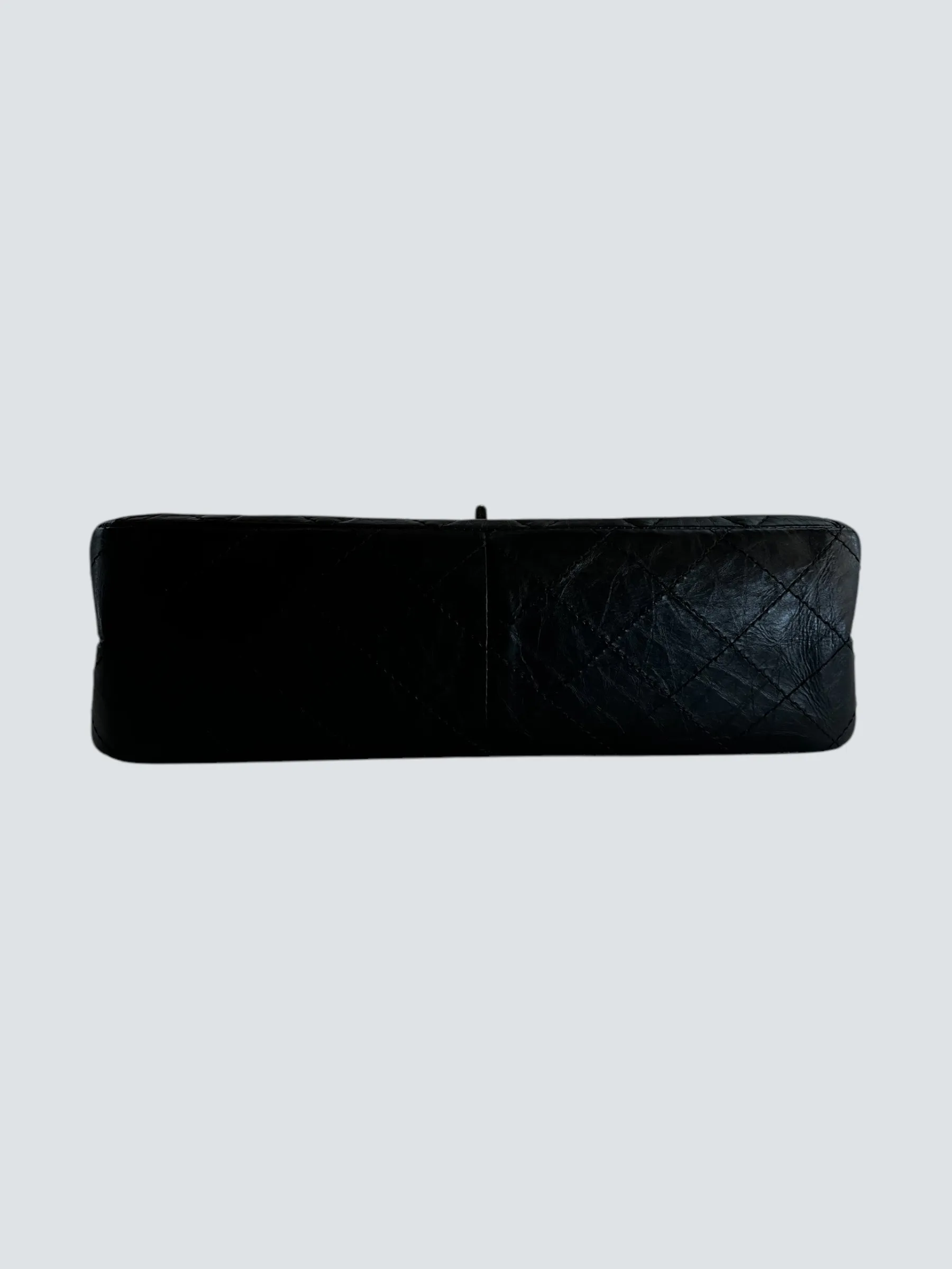 Chanel Black Calfskin Leather Medium Re-issue 2.55