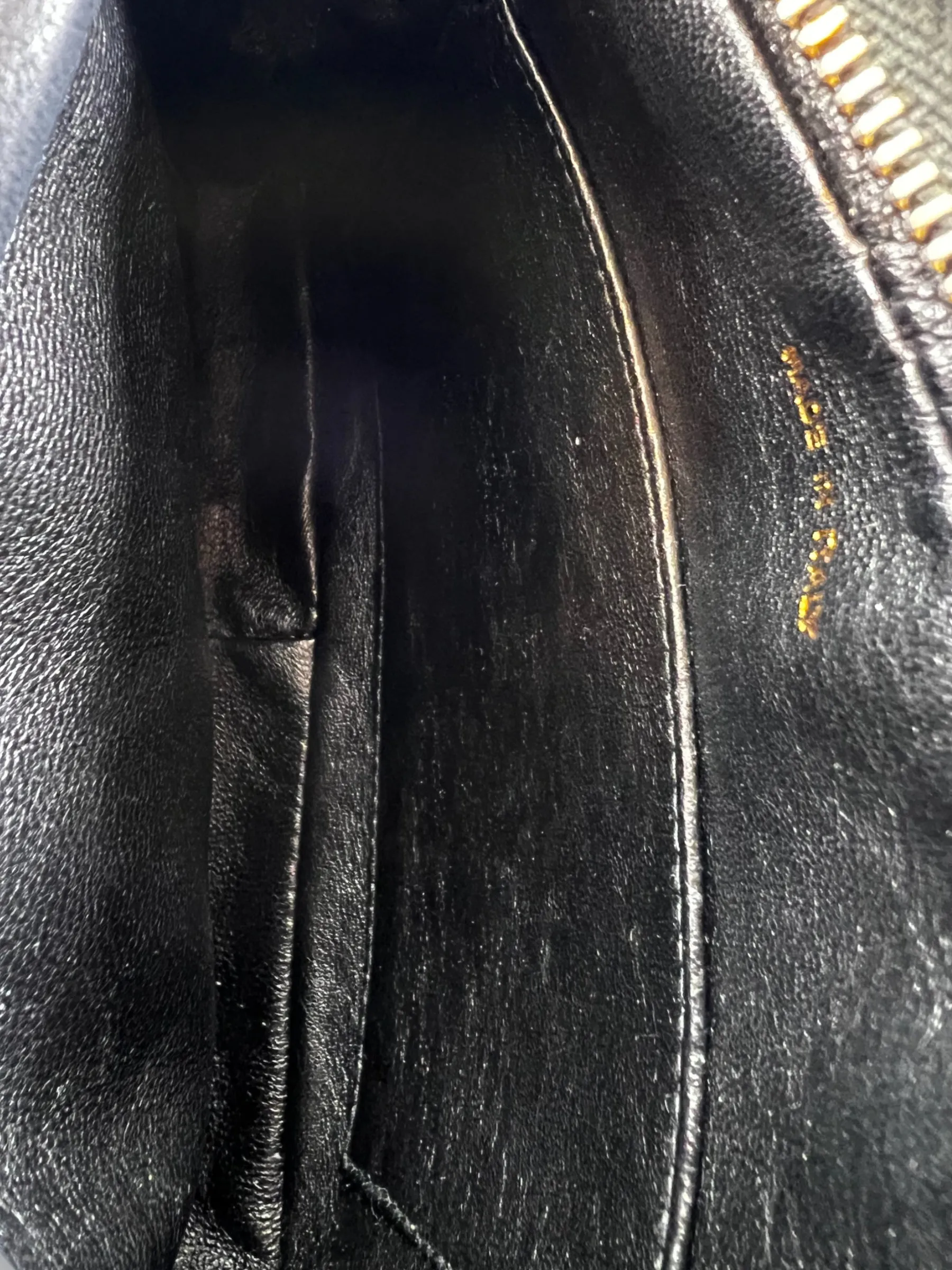Chanel Black Lambskin Leather Vintage Camera Bag