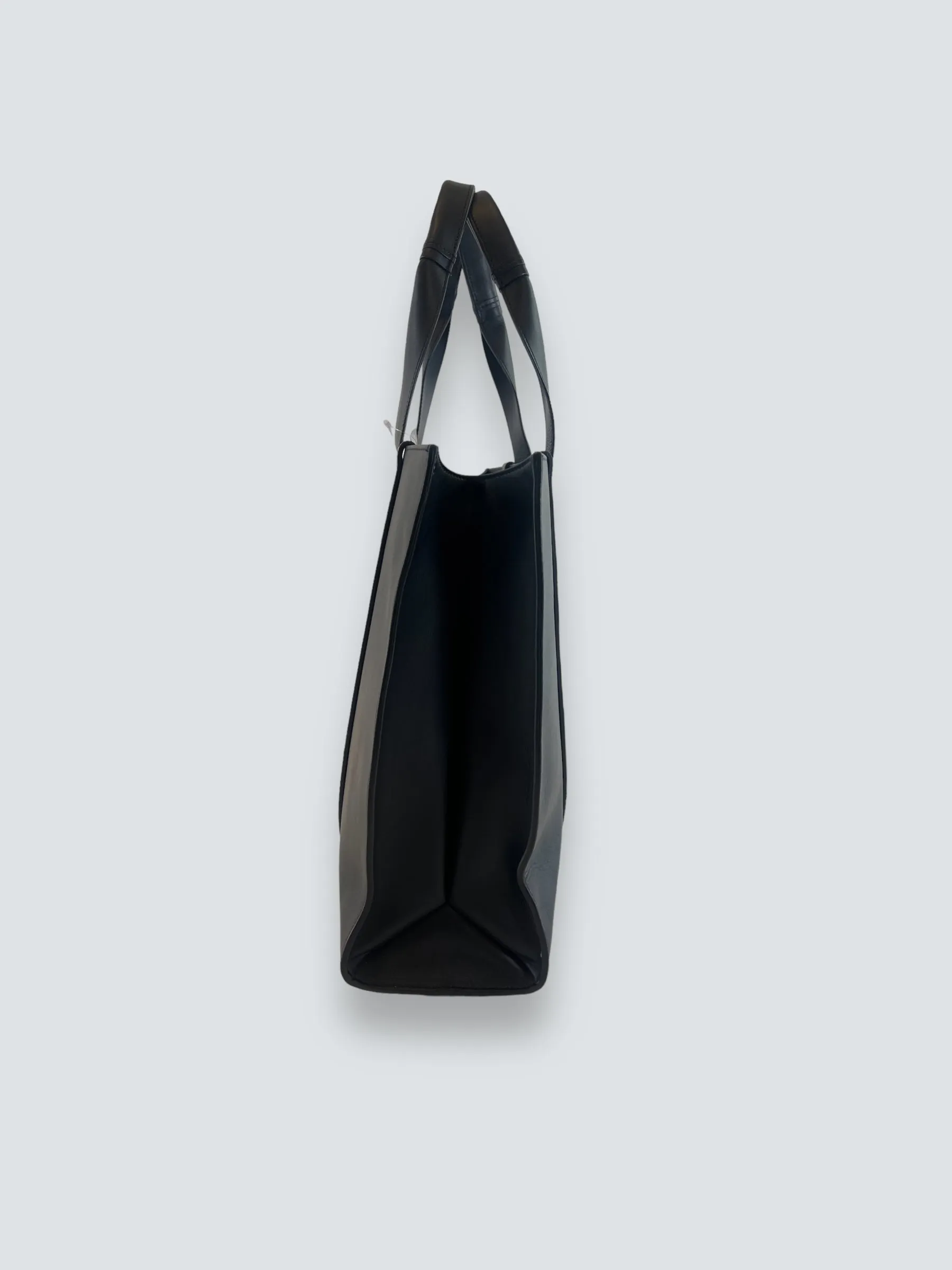 Chloe Black Soft Calfskin Leather Large Woody Tote