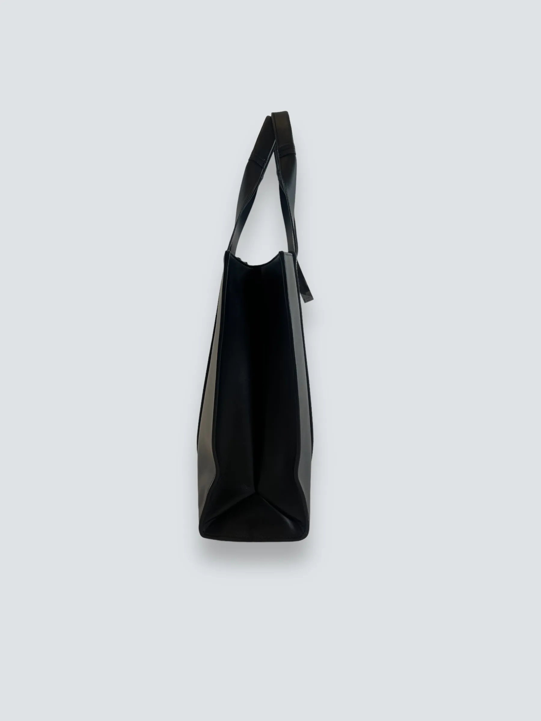 Chloe Black Soft Calfskin Leather Large Woody Tote