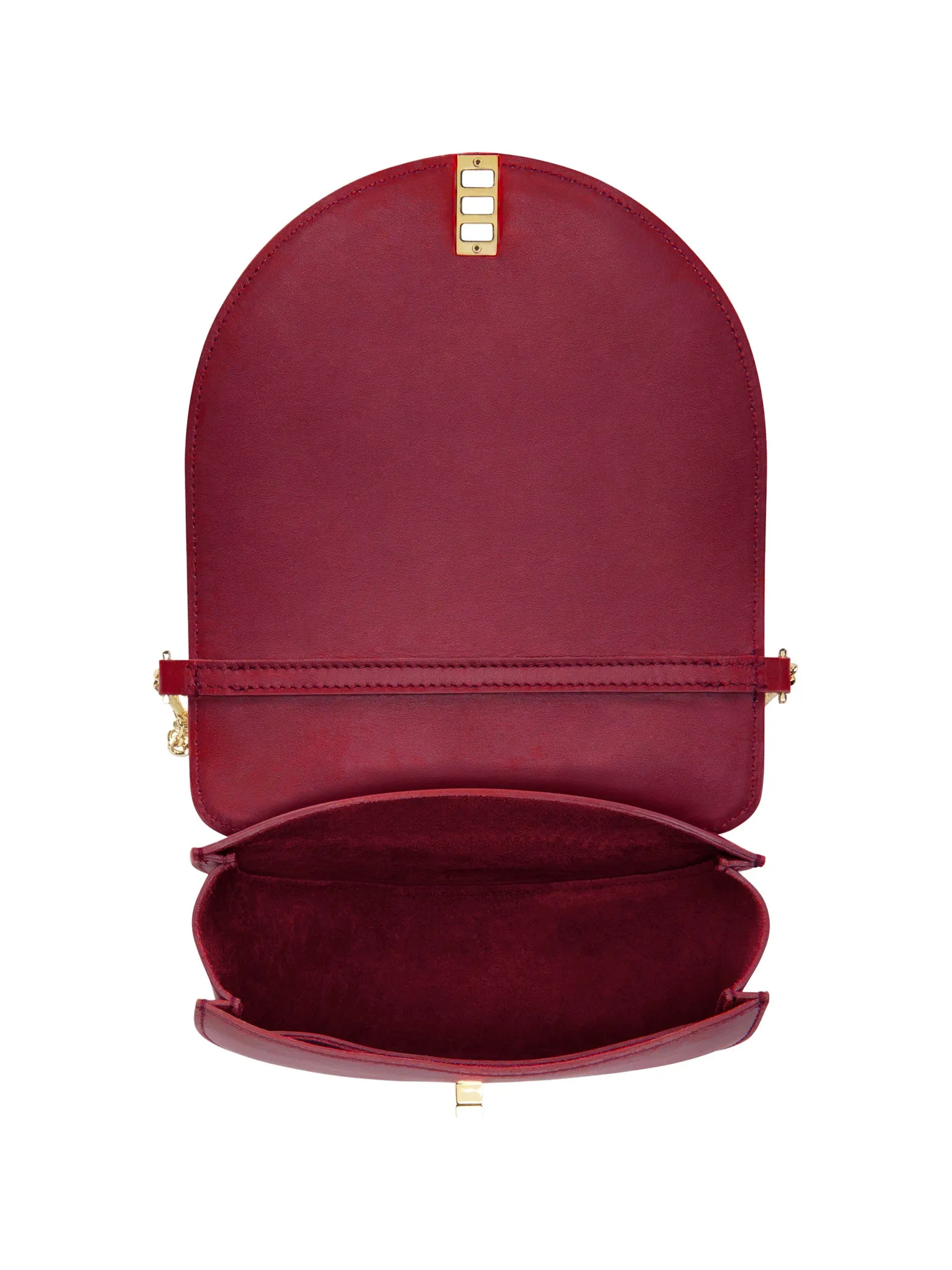 Cleo Vitello 8 - Dark Red