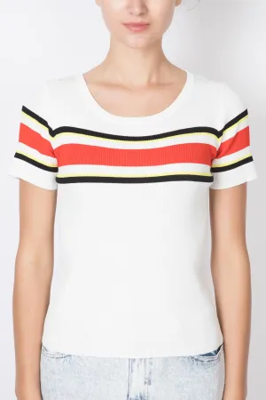Colourblocking Knitted Top