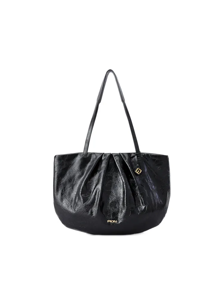 Conch Leather Shoulder Bag