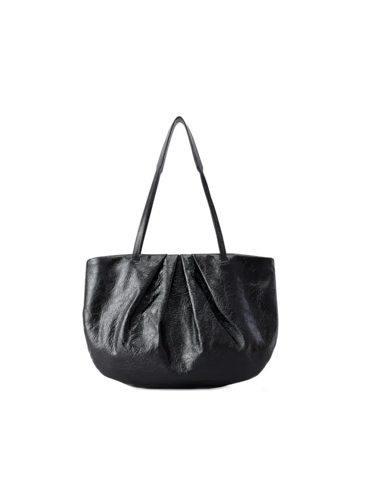 Conch Leather Shoulder Bag