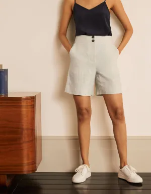Cornwall Linen Shorts-Natural