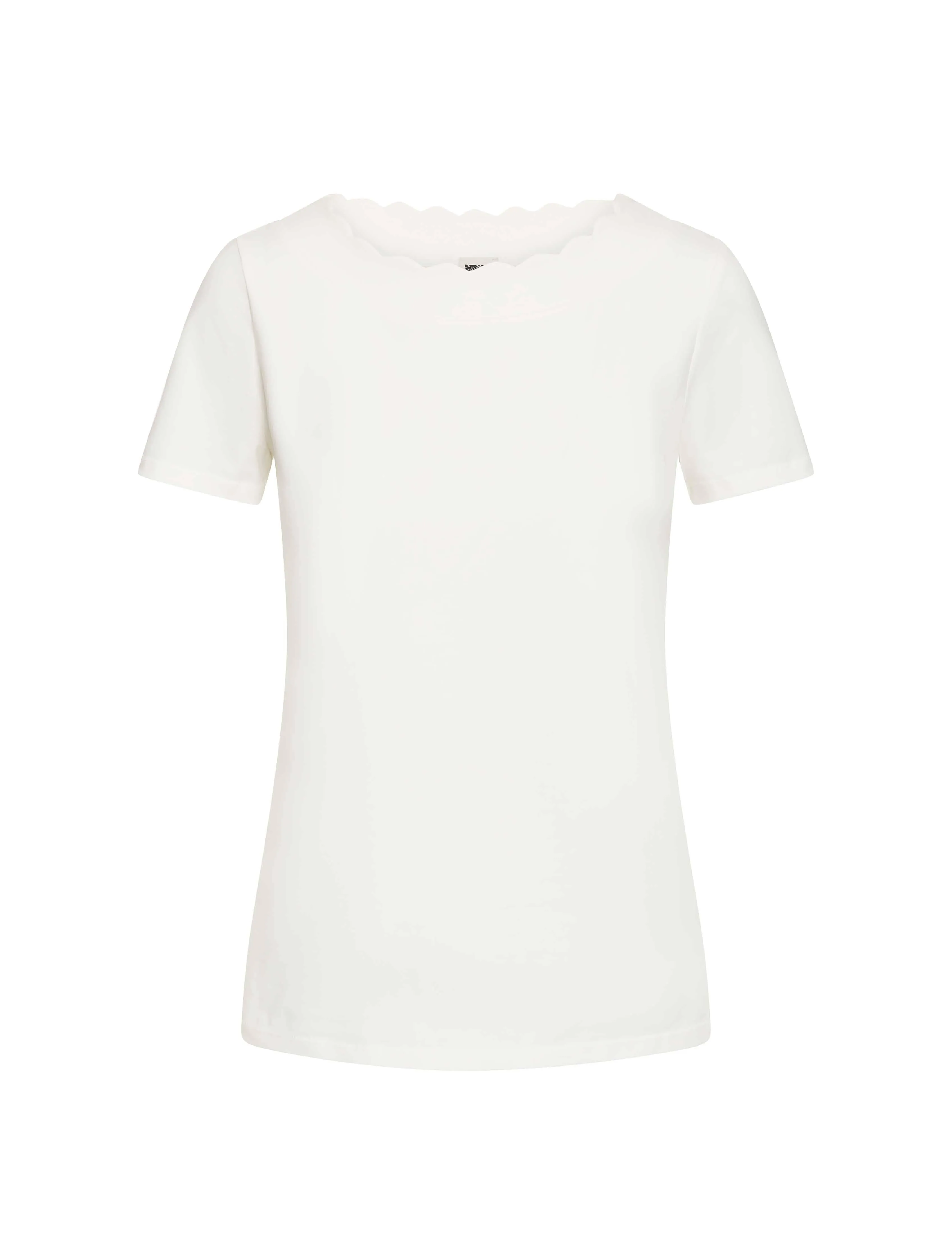 Costal Knit Scallop Tee- Sale