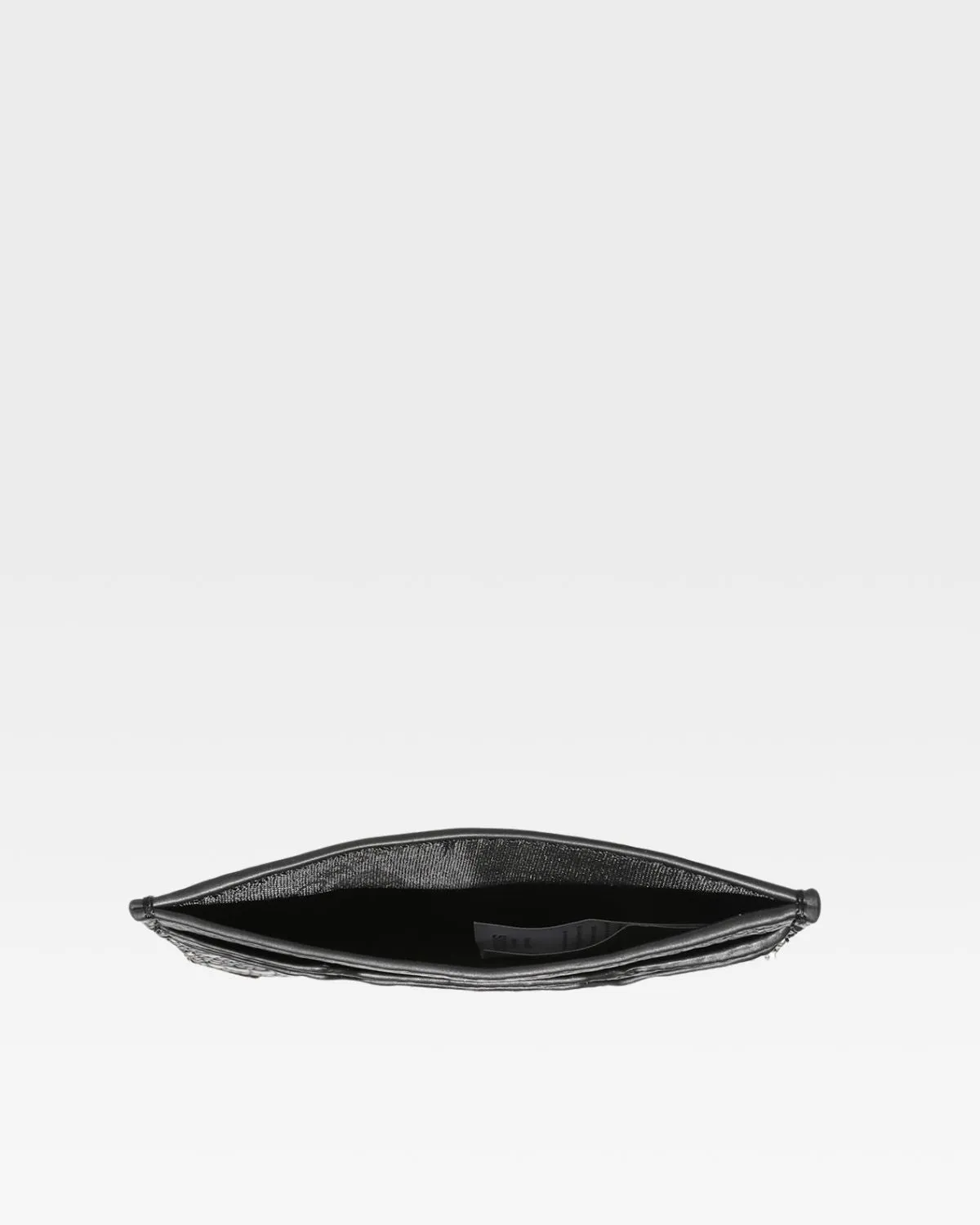Croc Card Holder Wallet in Black
