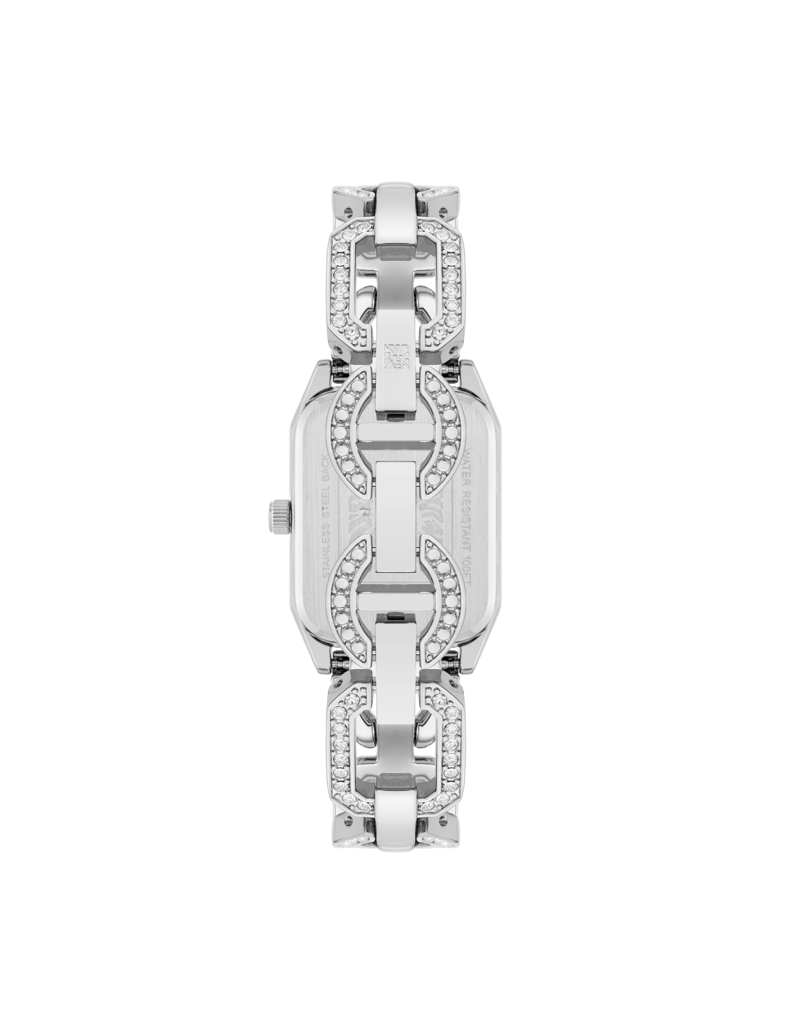 Crystal Accented Open Link Watch