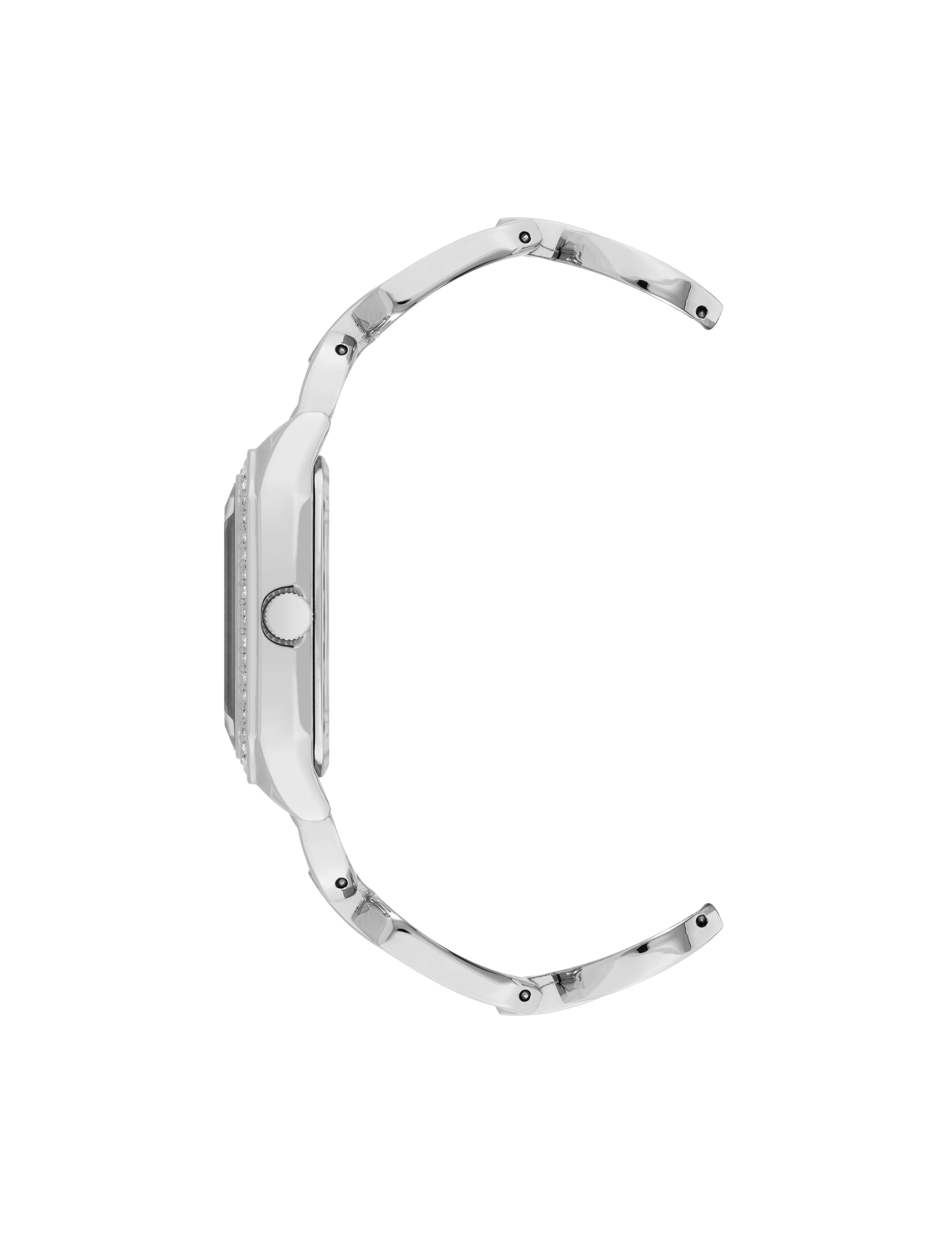 Crystal Accented Open Link Watch