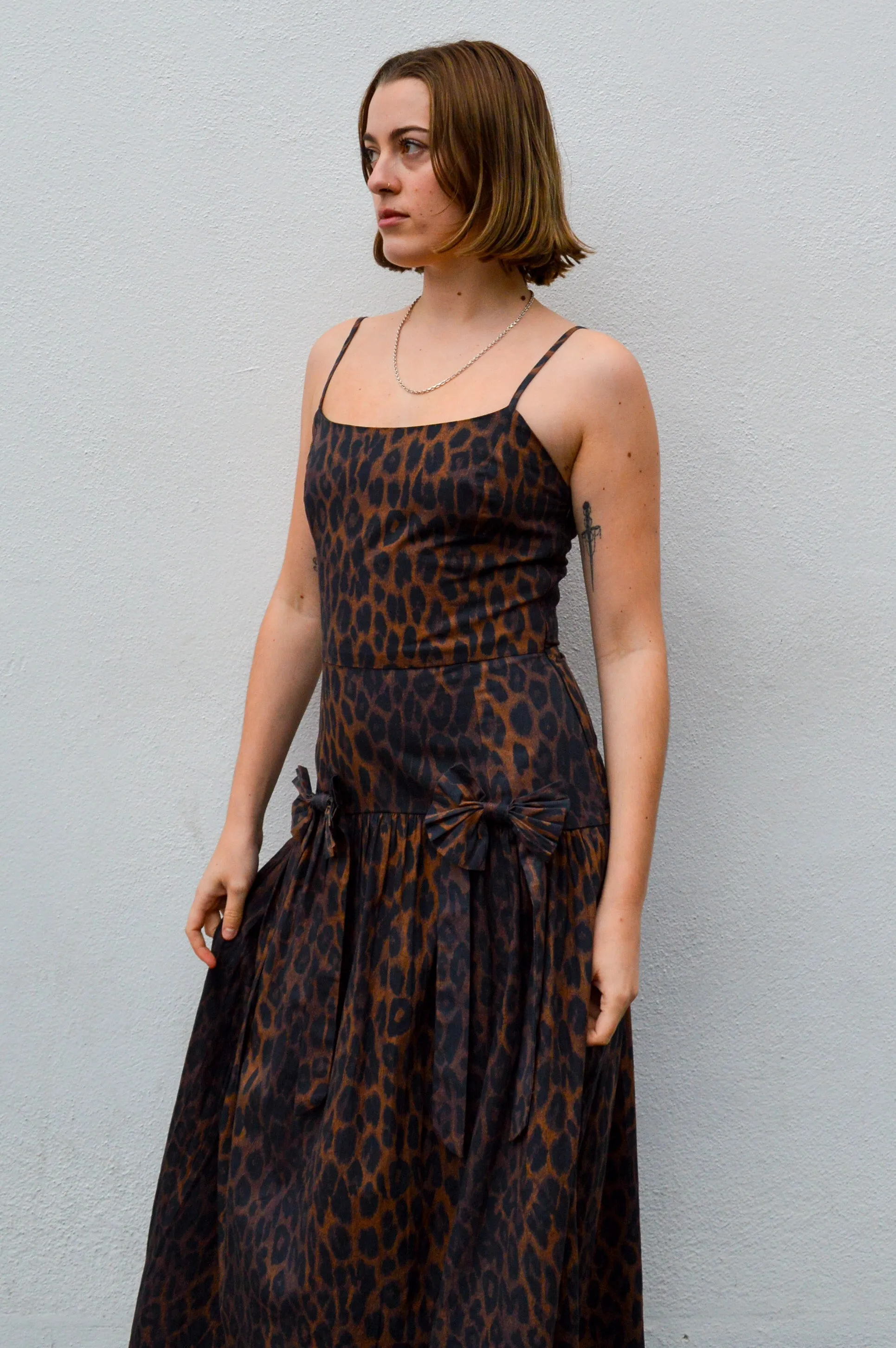 Damson Madder Persephone Dark Leopard Dress