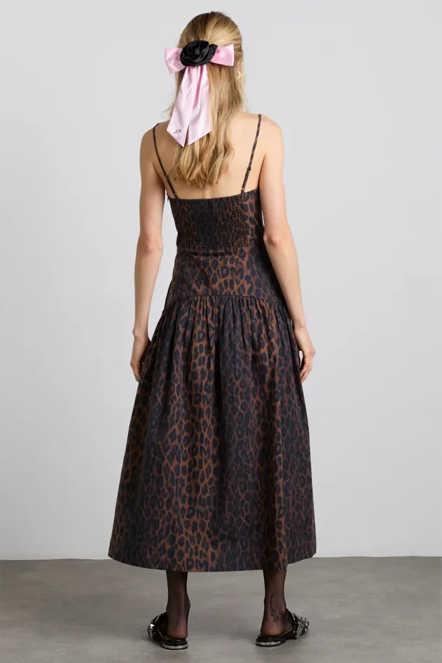 Damson Madder Persephone Dark Leopard Dress