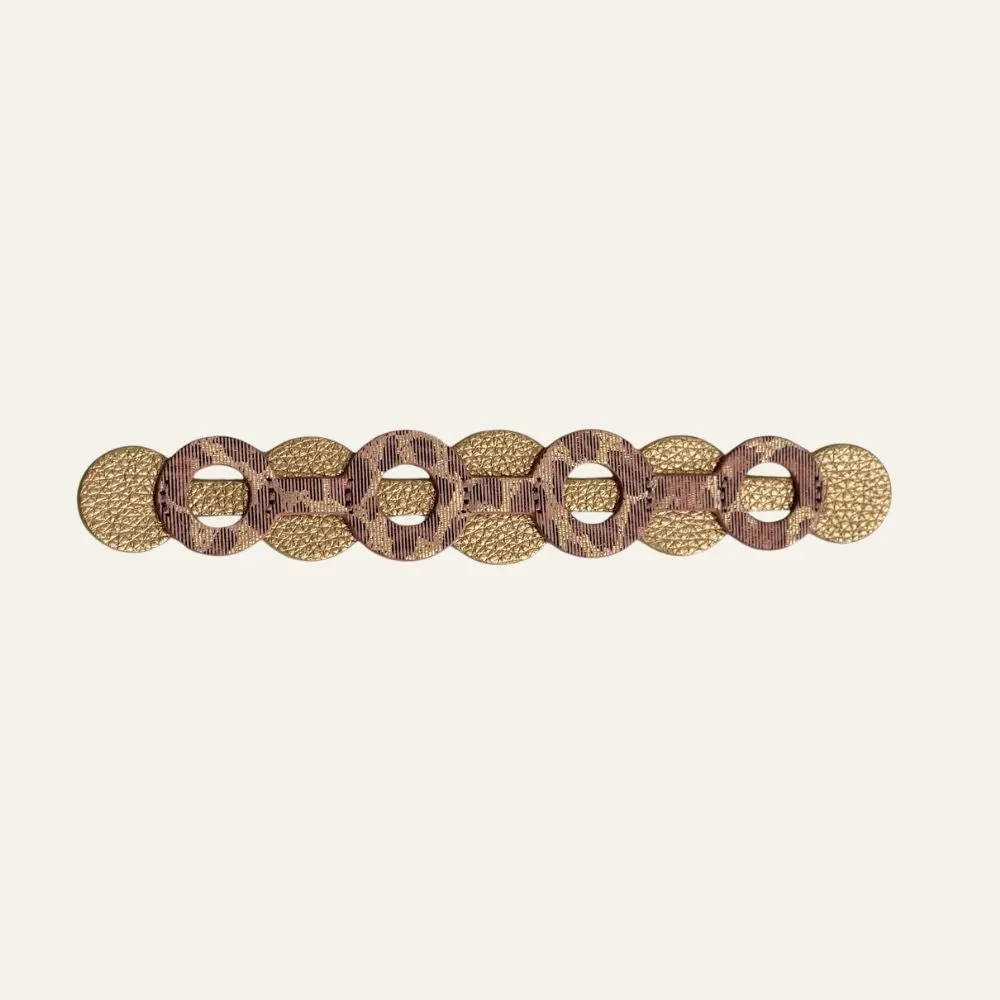 Deco Discs | Zanzibar Dreams with Gold hardware