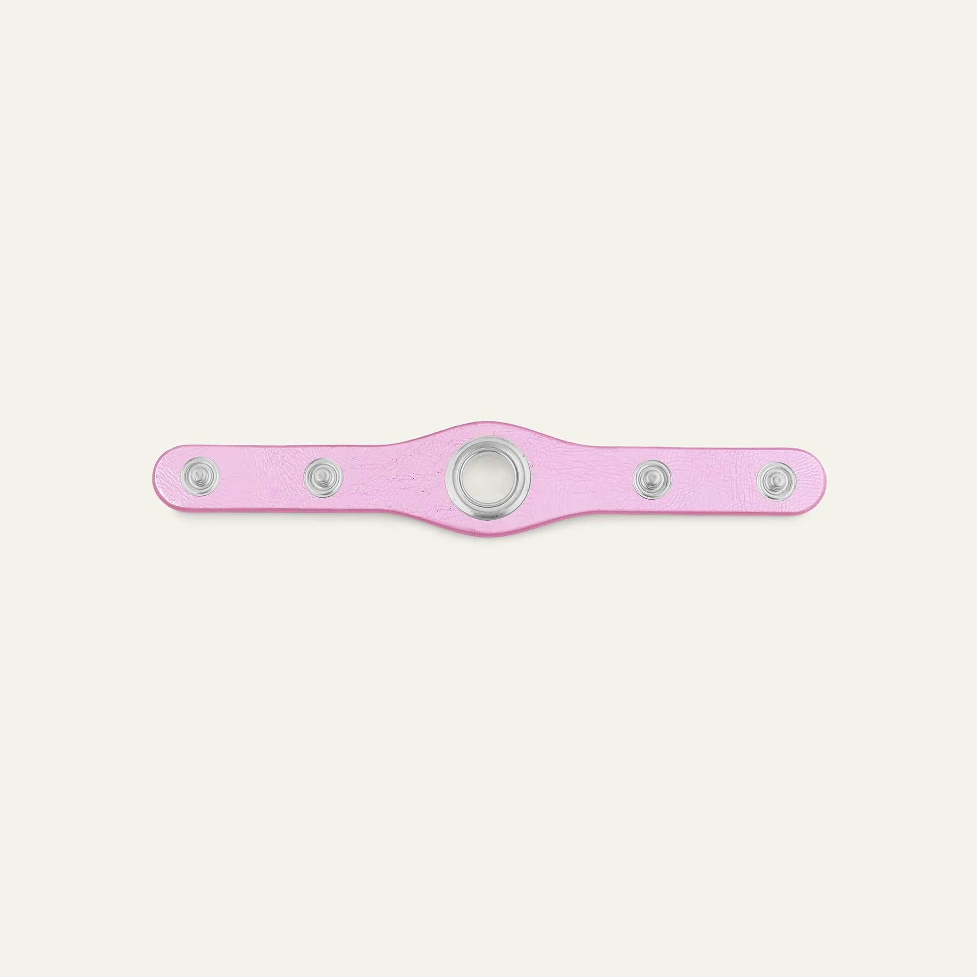 Deco Mini | Metallic Pink with Silver hardware