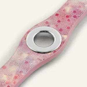 Deco Stud | Cherry Blossom with Silver hardware