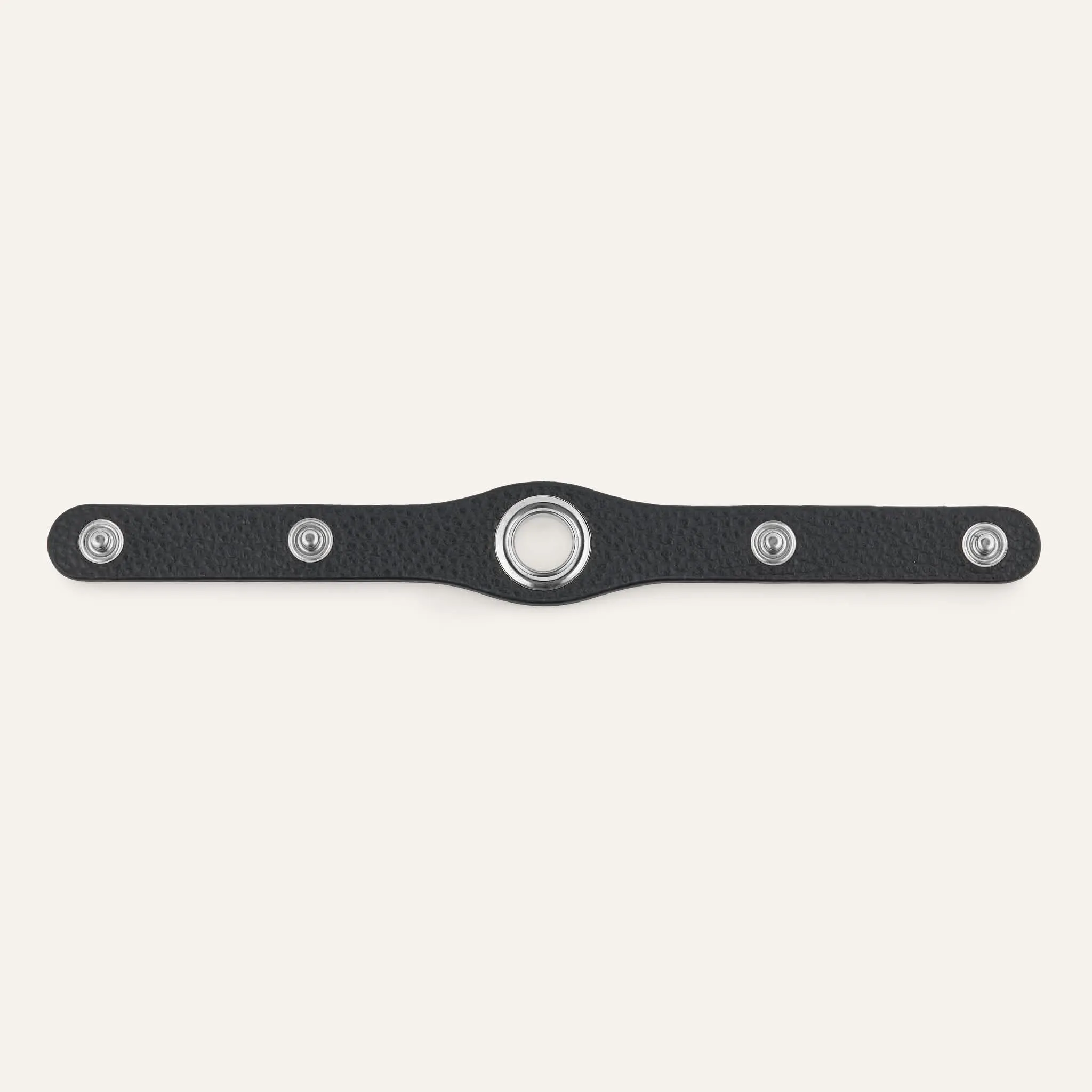 Deco Stud | Dalmatian Spot with Silver hardware