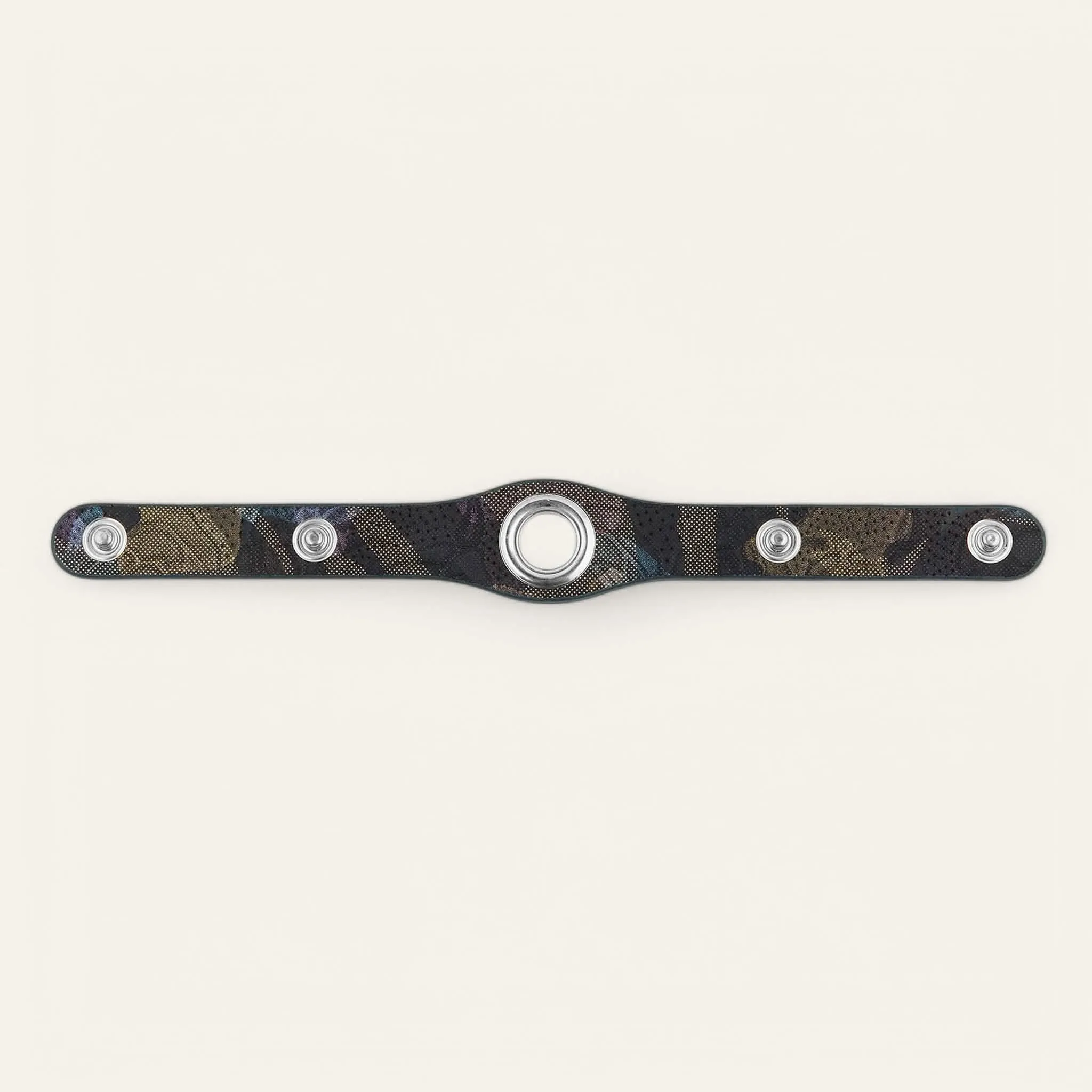 Deco Stud | Enchanted Forest with Silver hardware