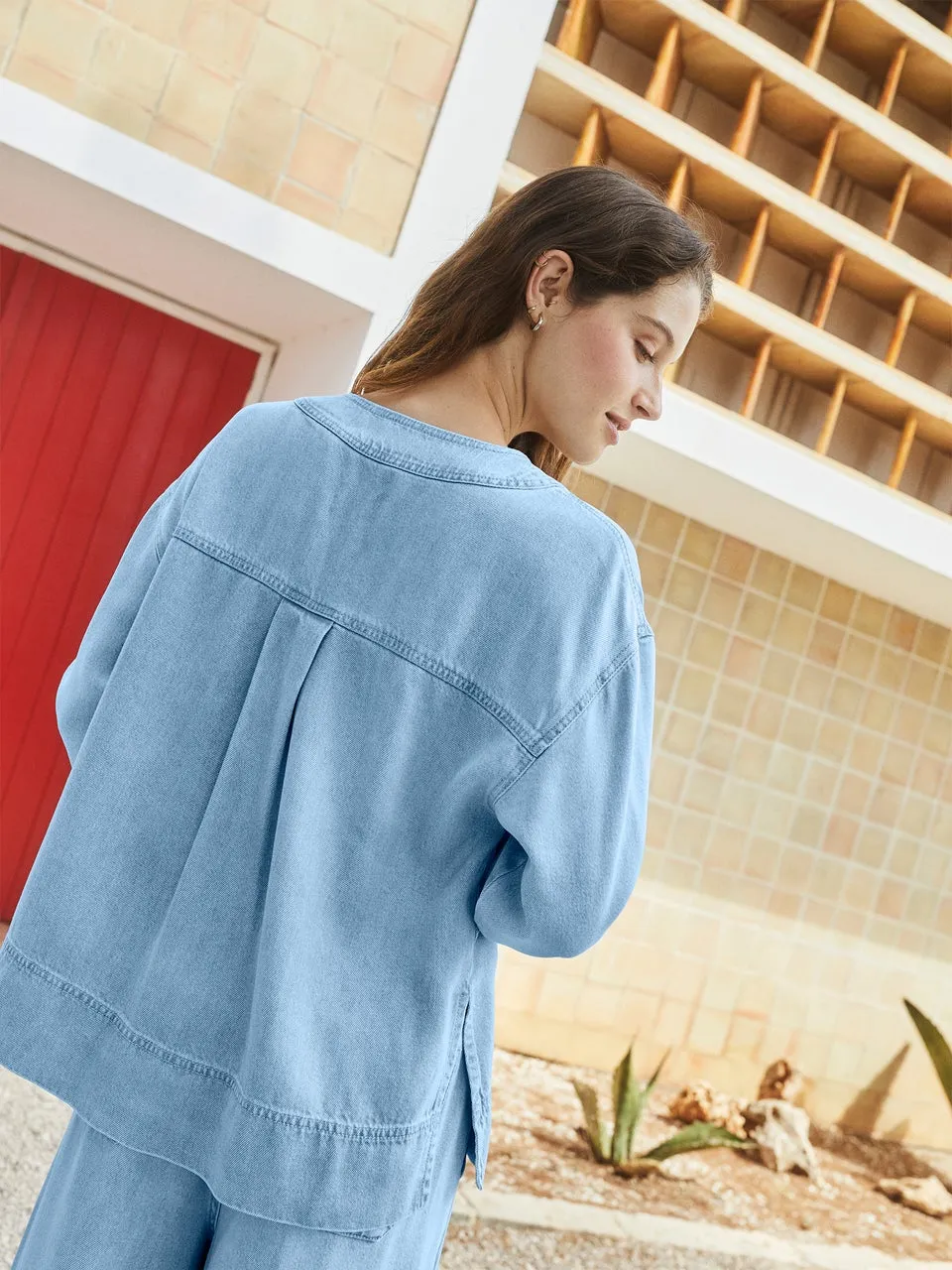 Denim Effect Overshi Vf105 Tejano